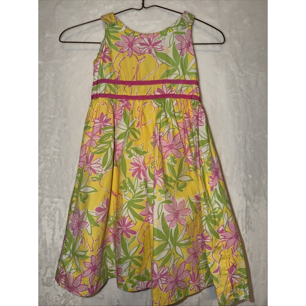 Girls‎ Lilly Pulitzer Floral Sleeveless Dress Size 6 Easter Special Event